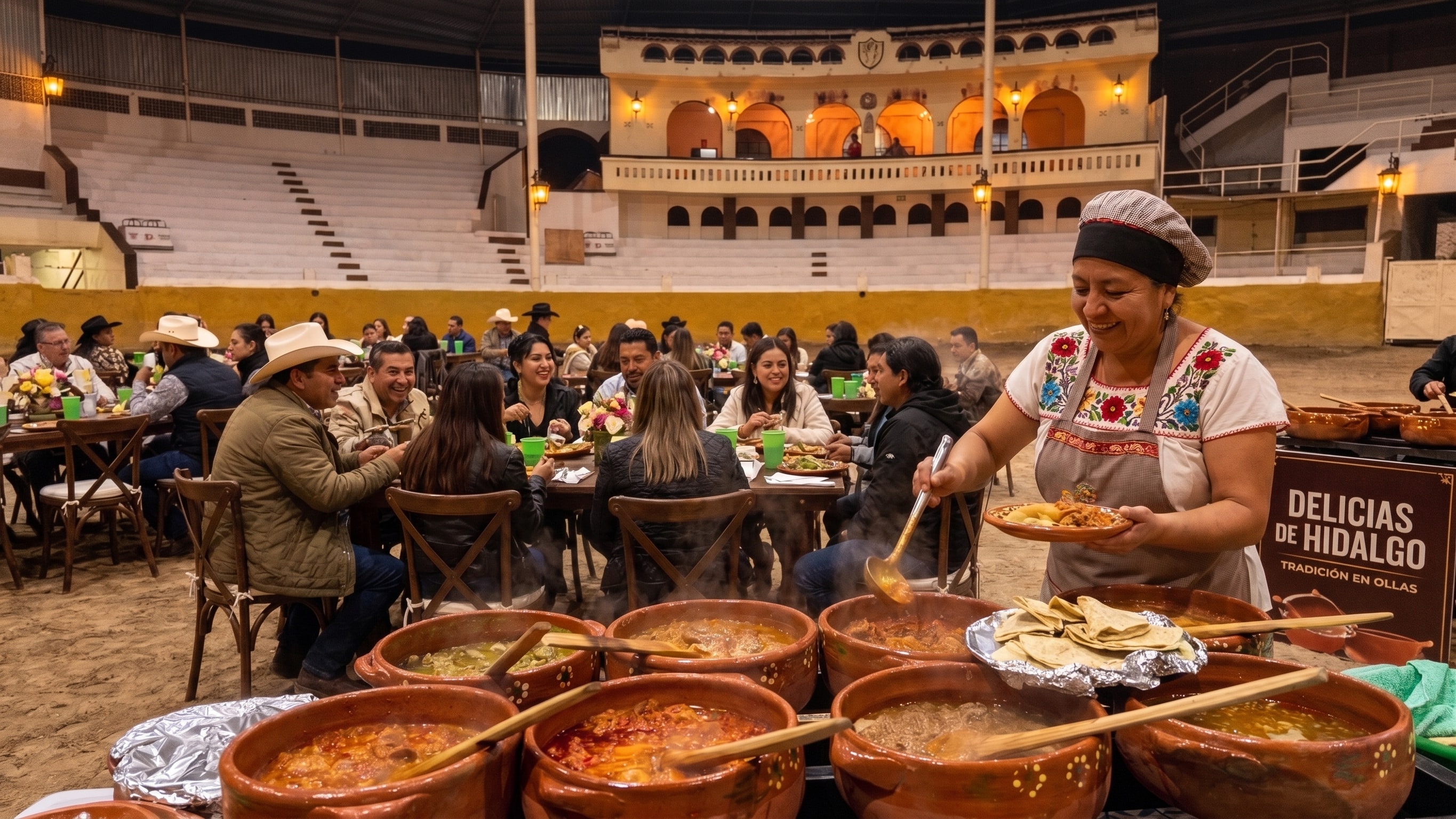 Cena mexicana en el Lienzo Charro — Delicias de Hidalgo
